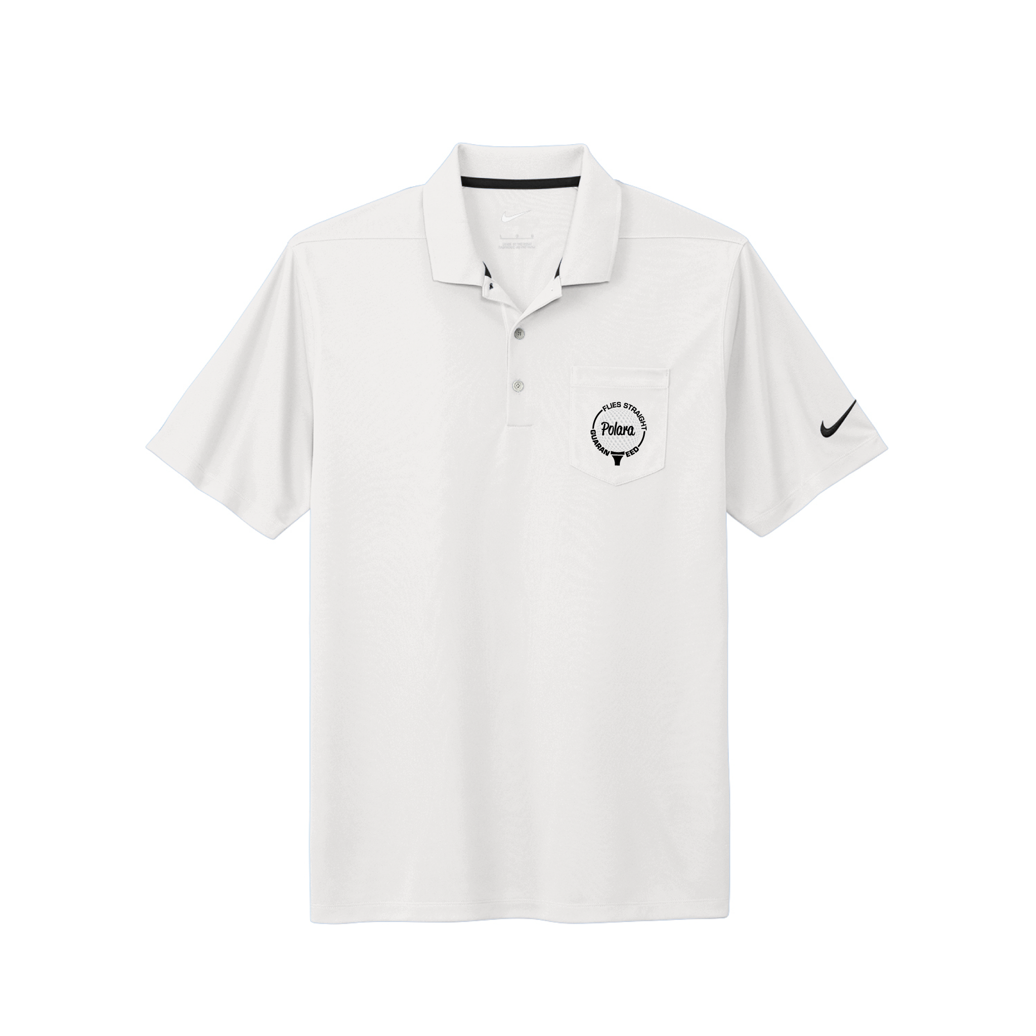 Polara Golf Nike Dri Fit Micro Pique 2.0 Pocket Polo 3XL White
