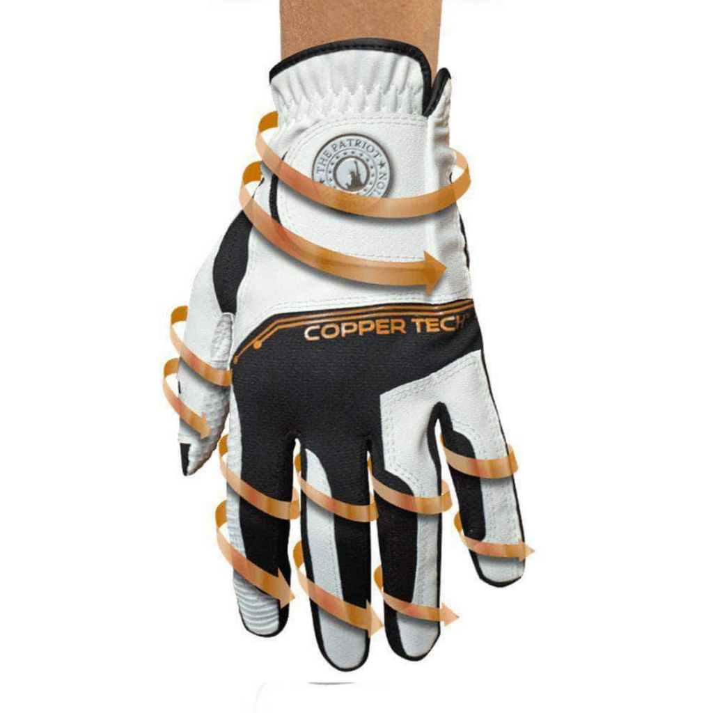 Copper Tech Golf Gloves - Men's